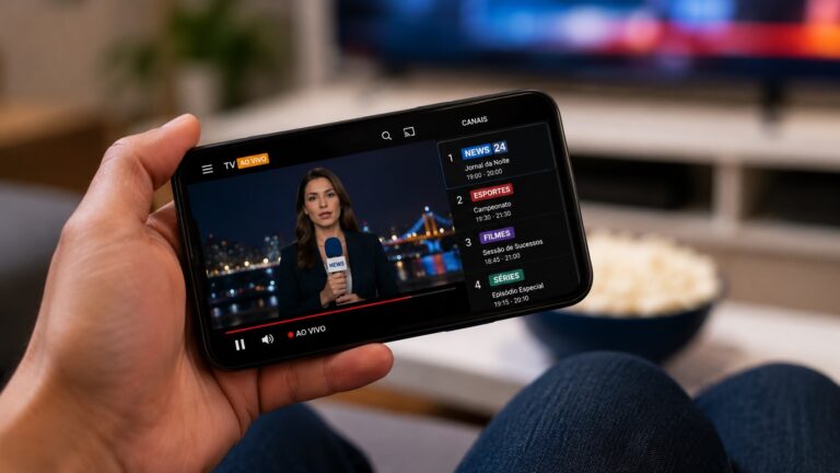 Aplicativos para assistir TV ao vivo grátis direto do celular