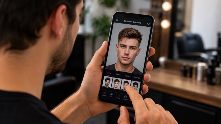 Aplicativos para simular corte de cabelo