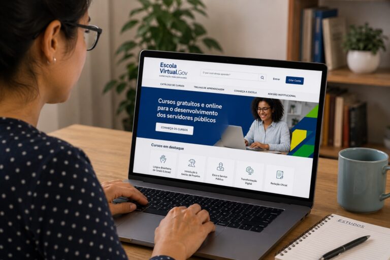 Como estudar gratuitamente pela plataforma Escola Virtual Gov