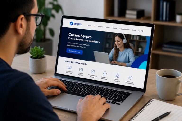 Cursos gratuitos da Serpro: áreas disponíveis e como participar online