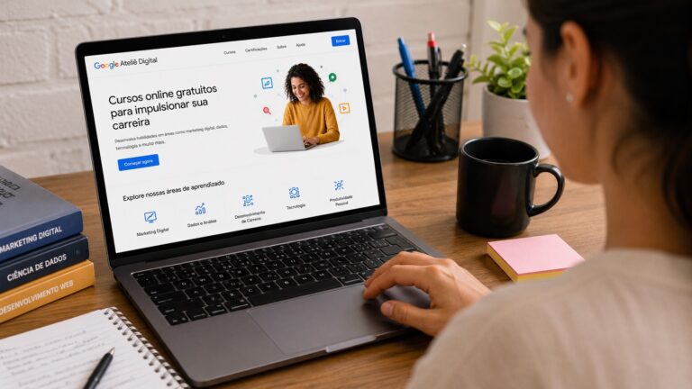 Cursos gratuitos do Google: áreas disponíveis e como estudar online