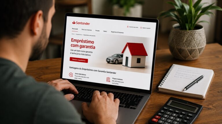 Empréstimo com garantia Santander