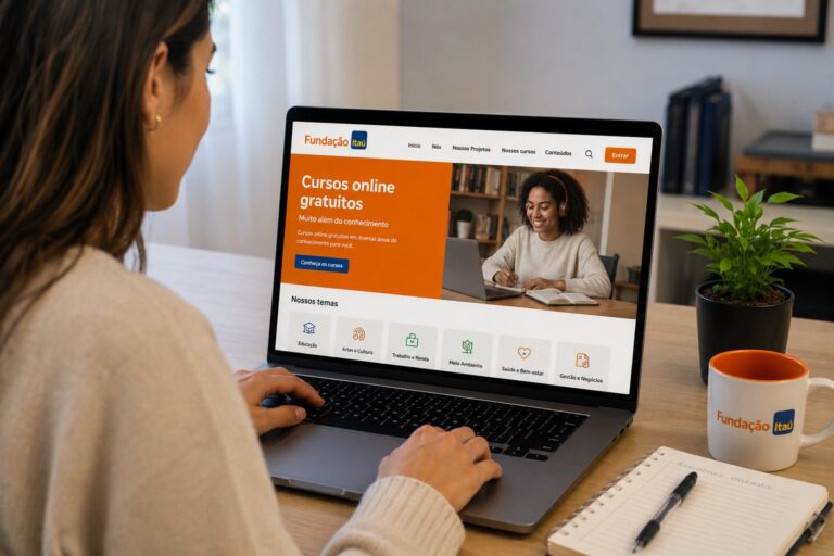 Fundação Itaú-como funcionam os cursos online gratuitos da plataforma