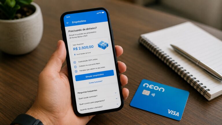 Neon libera empréstimo para negativado